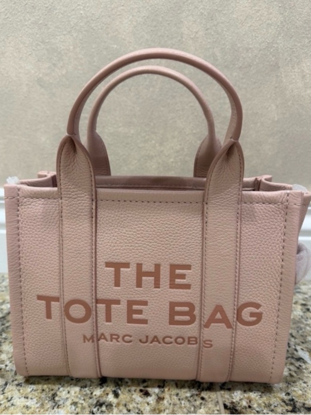 ✨Marc Jacobs The Leather Small Tote Bag Rose Pink NWT ✨